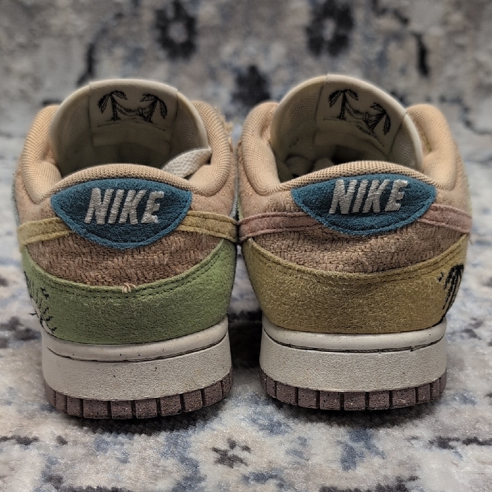 Nike Dunk Low SE Sun Club Pastel Multi Color Women’s Size 8 Palm Tree - Picture 5 of 8